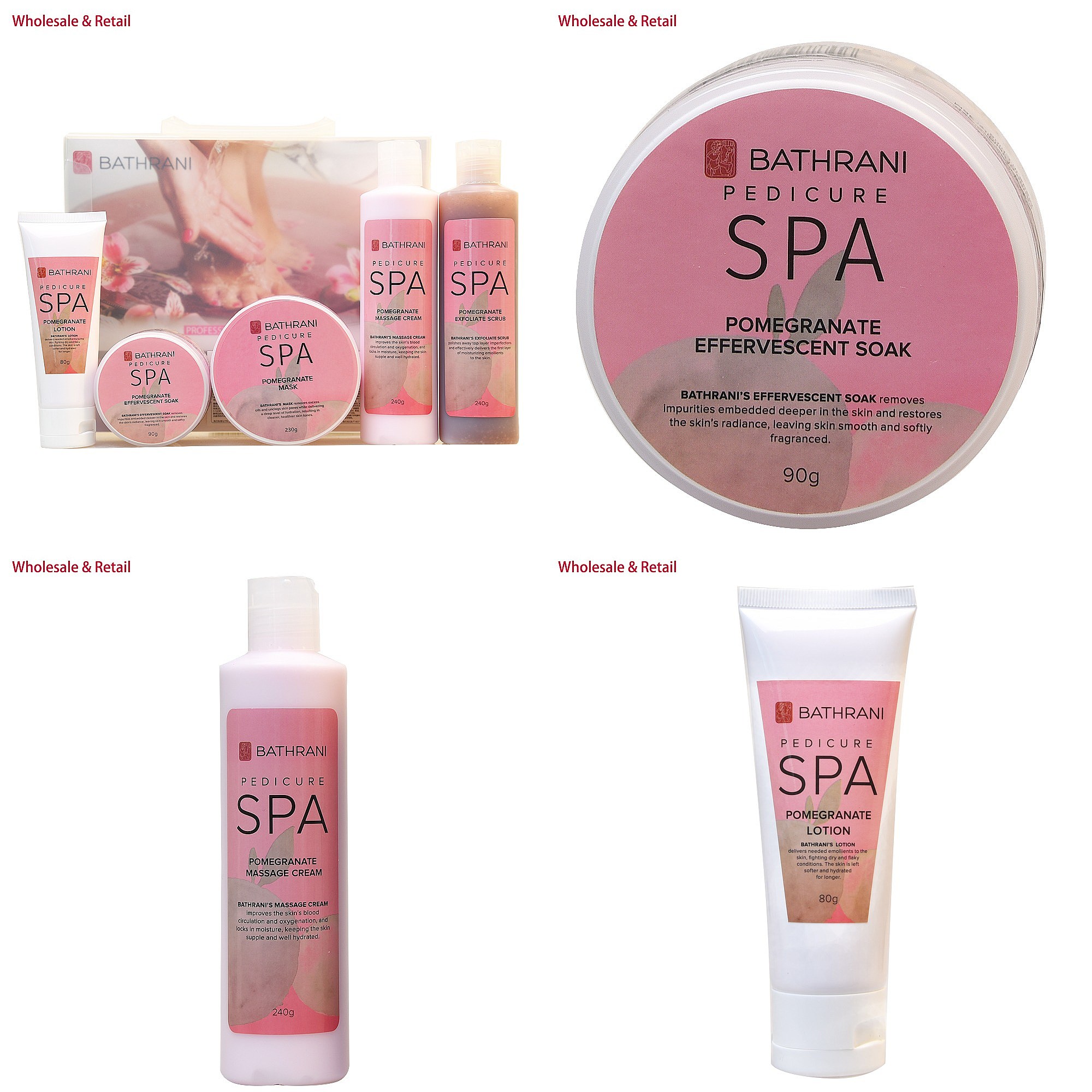 Luxury Skincare & Spa - Набор для спа-педикюра: 5-этапная система ухода
